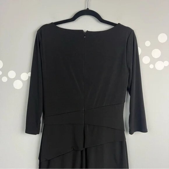 White House Black Market Layered Keyhole Dress Size 10 - Picture 6 of 8